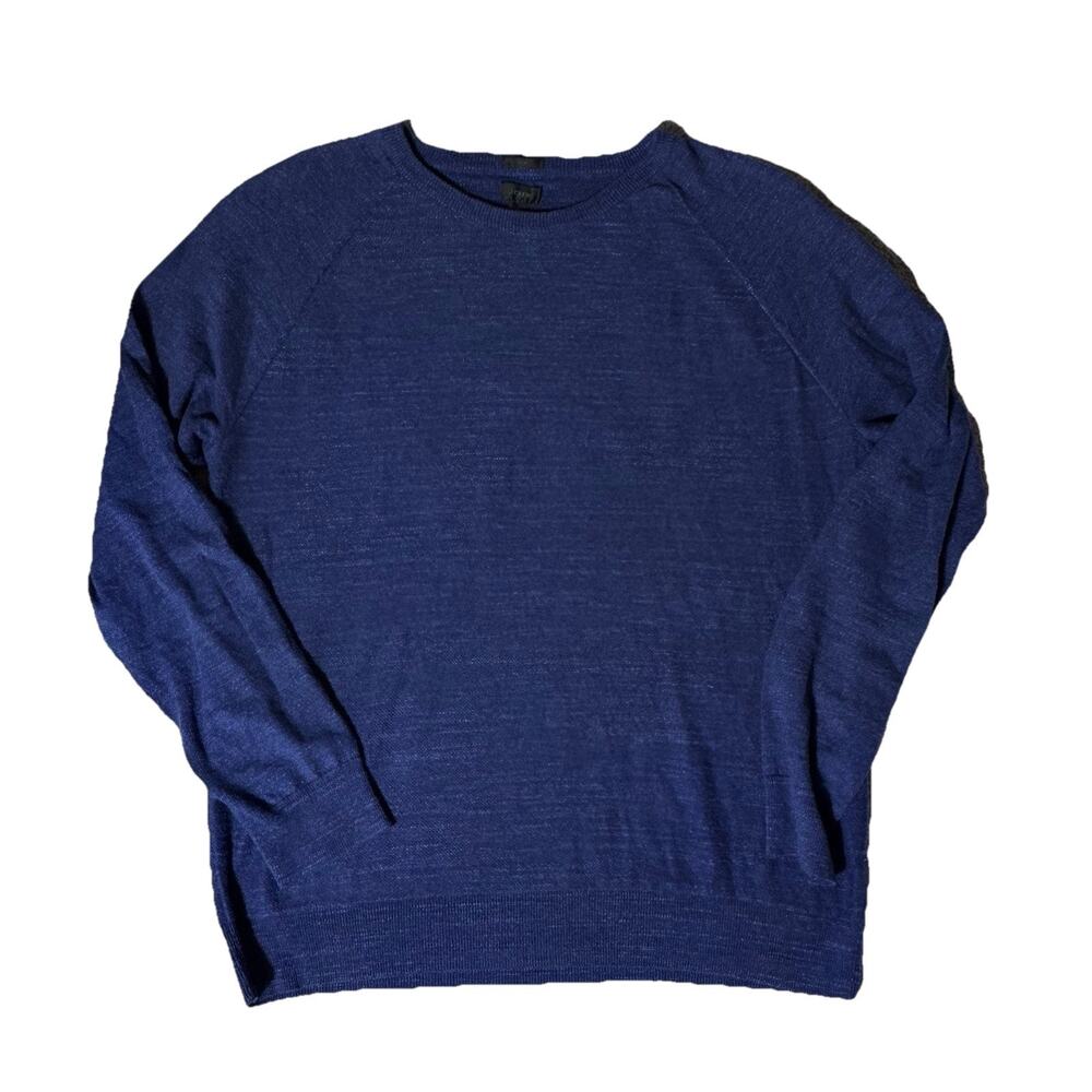 J.Crew Mens Blue 100% Cotton Sweater Slim Fit XL Preppy Coastal Capsule